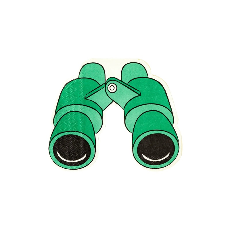 Safari Binoculars Shaped Paper Napkin