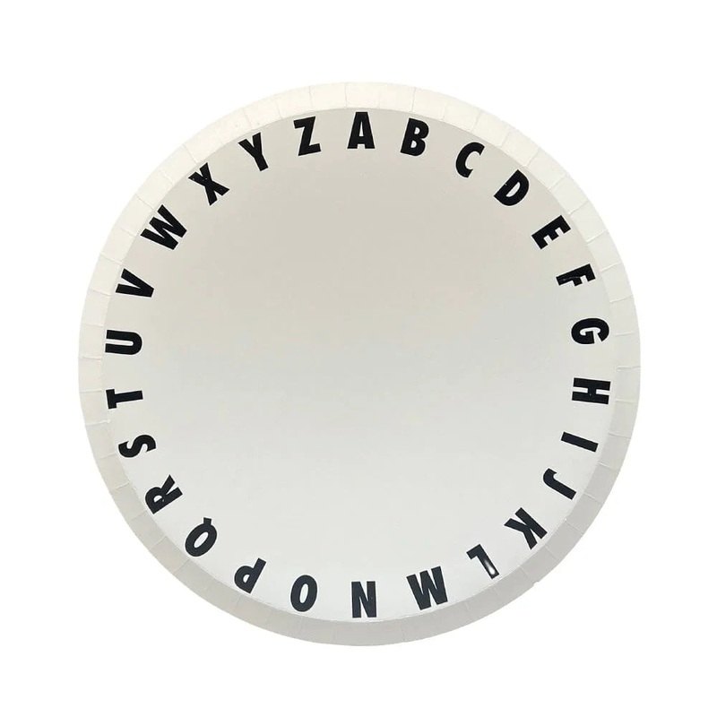 School Days ABC Large Plates