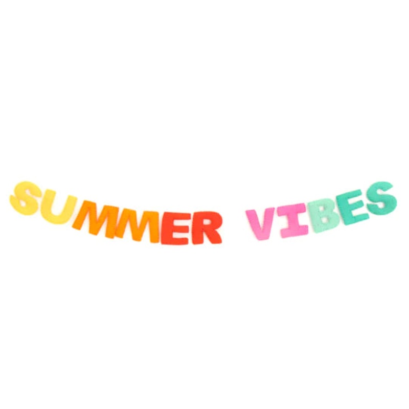 Summer Vibes Felt Garland
