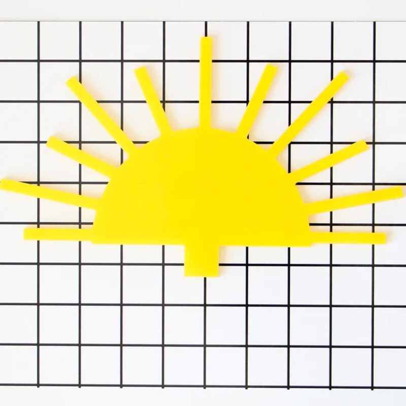 Sun Acrylic Cake Topper