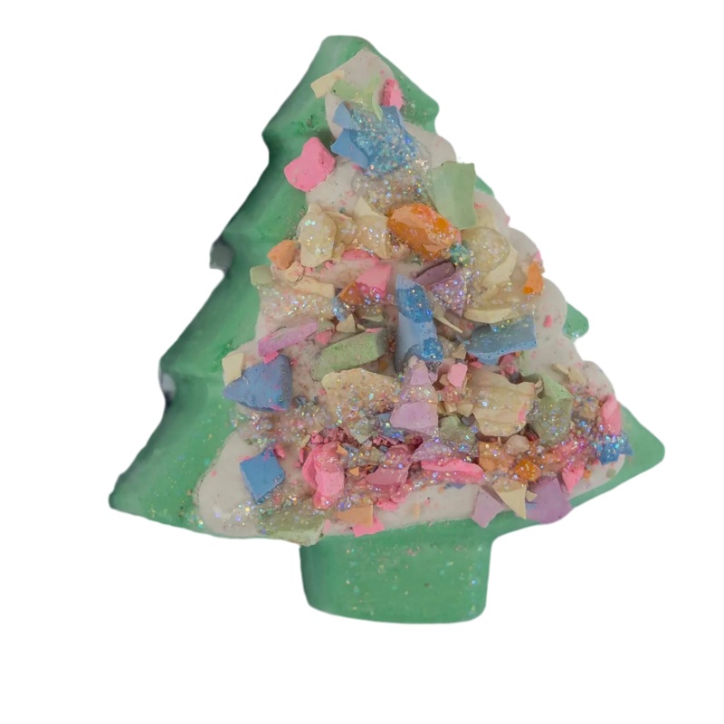 Treat Size - Christmas Tree - Sidewalk Chalk