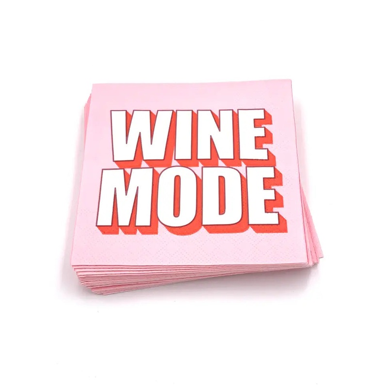 Wine Mode Cocktail Napkins