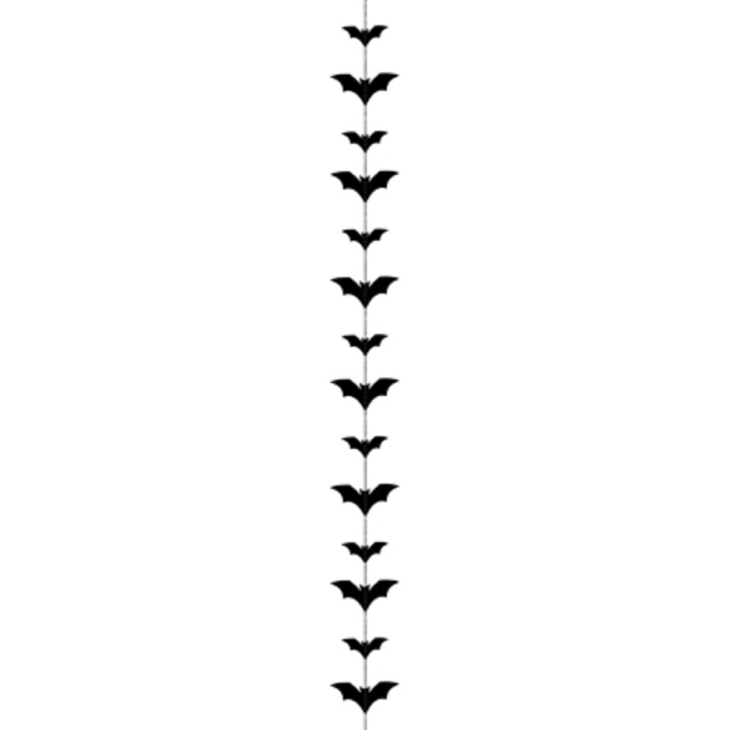 Bat Paper Hanging Garland | Black