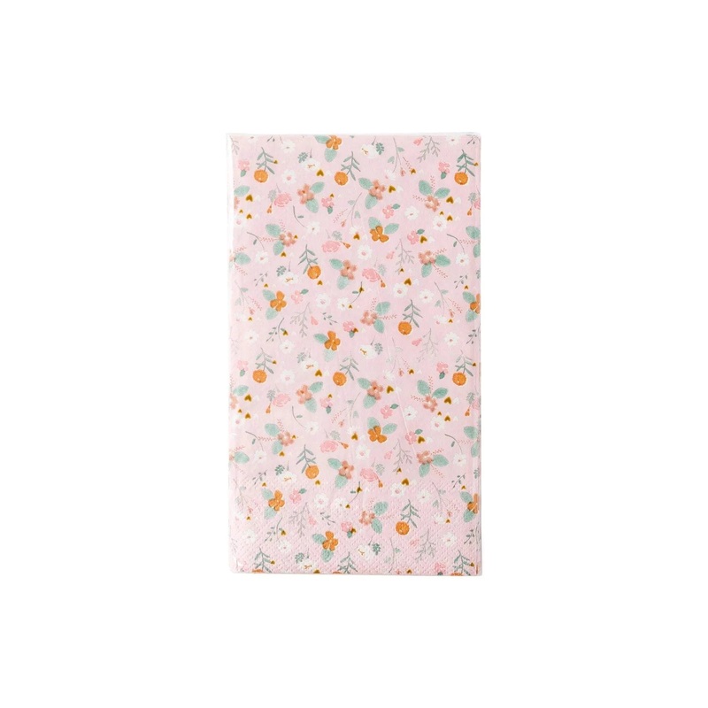 Ditsy Heart Floral Guest Towel Napkins