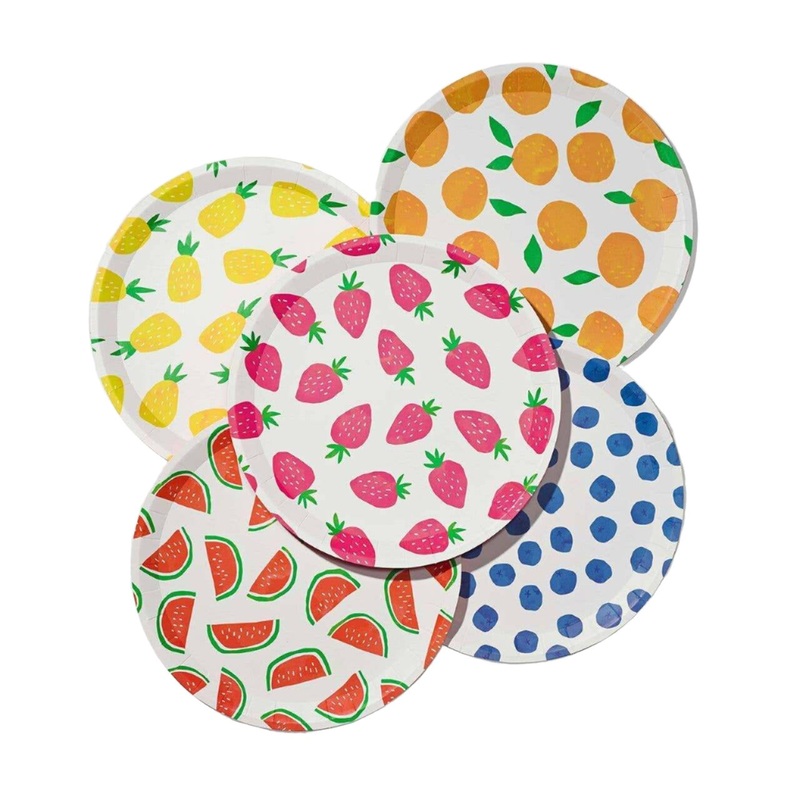 Fruit Punch Large Paper Party Plates