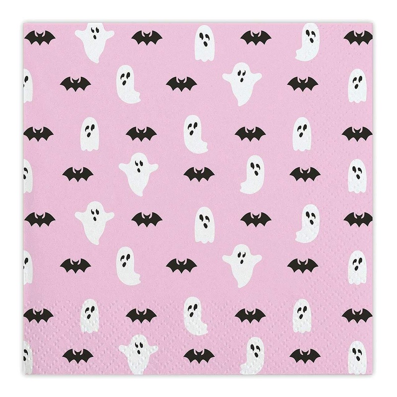 Ghosts Bats Beverage Napkins