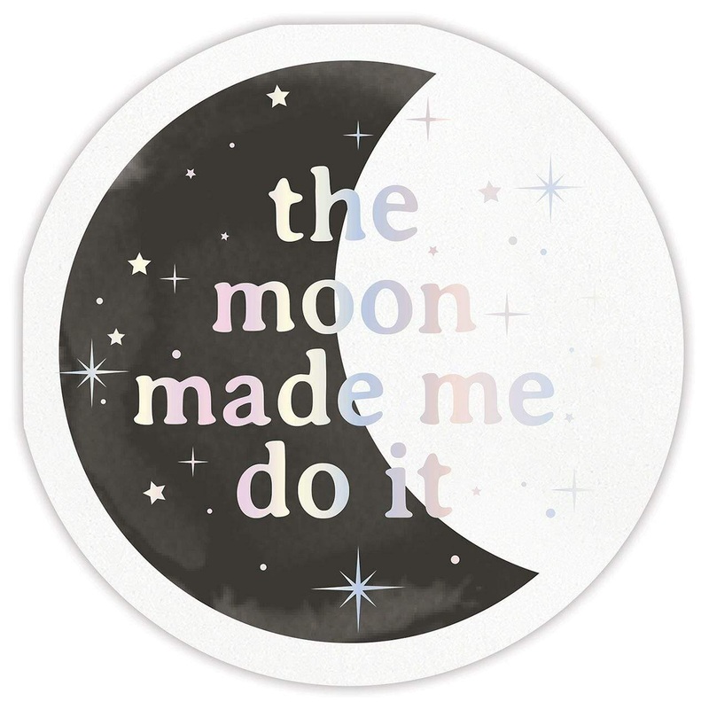 Moon Made Me Do It Shaped Napkin