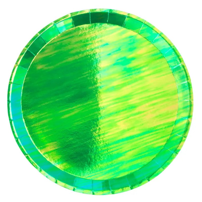 Posh Emerald City Round Plates