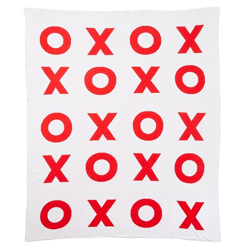 Reversible Luxe Throw - XO