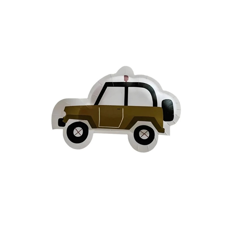 Safari Jeep Small Plate