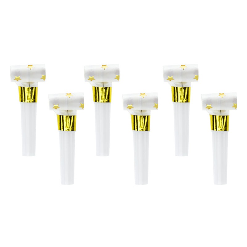 Gold Star Party Blowers | Package 6