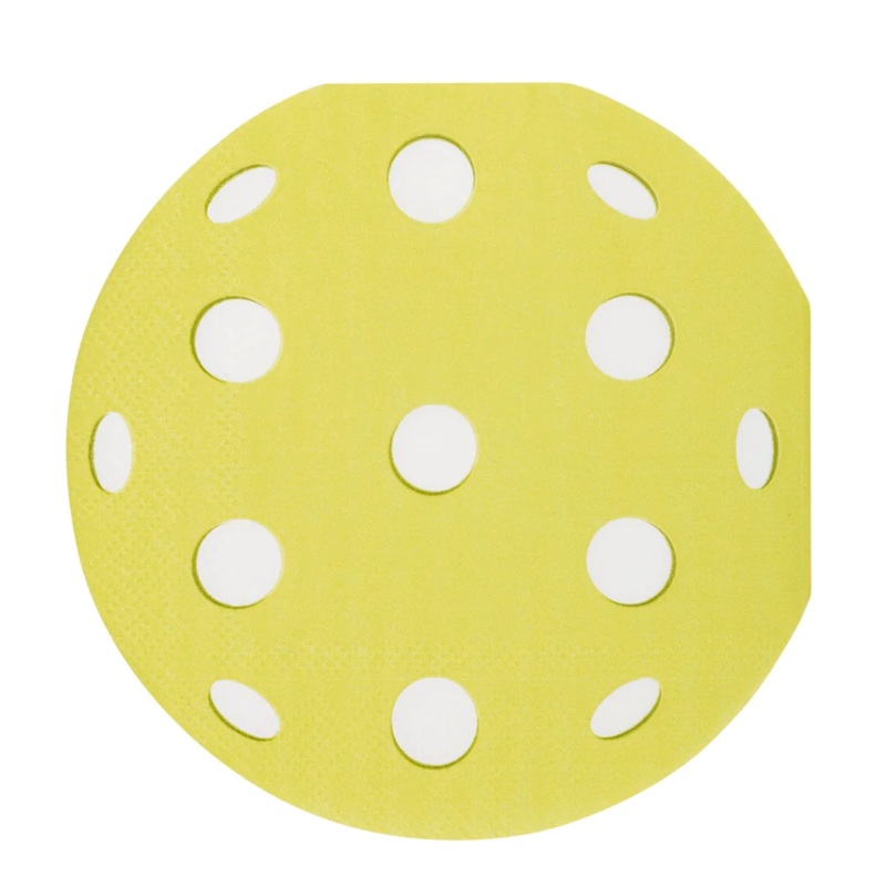 Pickleball Ball Shaped Paper Napkins | Package 24