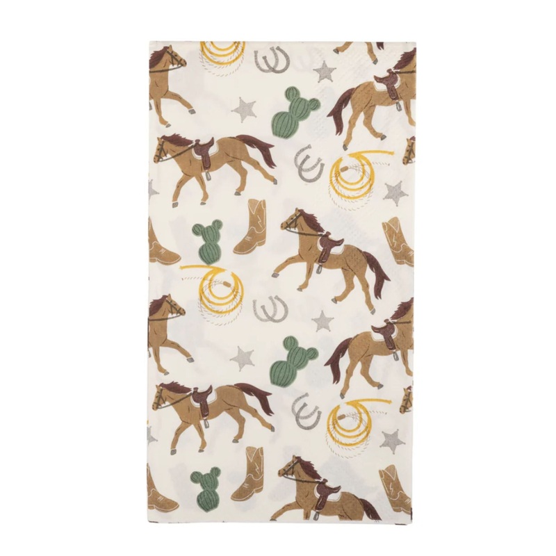 Rodeo Party Paper Napkins | Package 24 | Horses and Cowboys