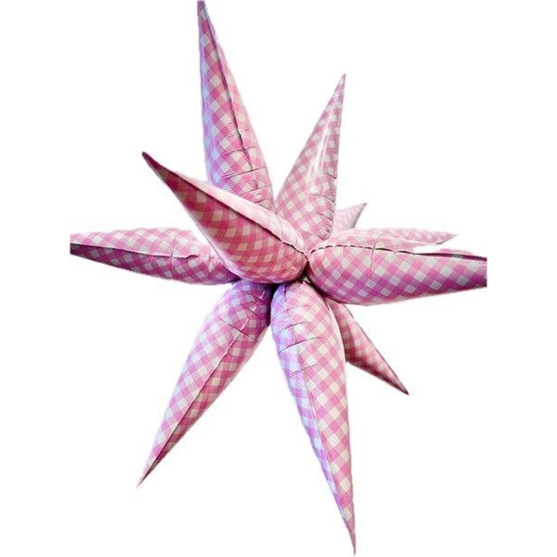 Starburst Pink Checkered 40"