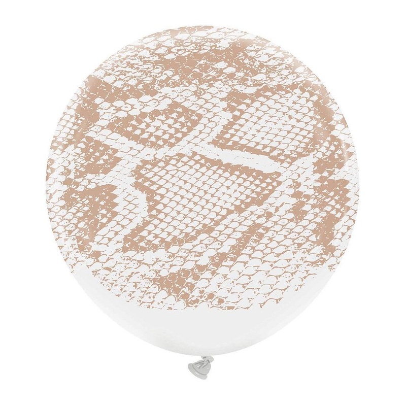 BCT Snake Print, White 24"