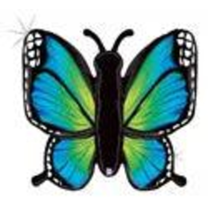 Butterfly Blue 46"