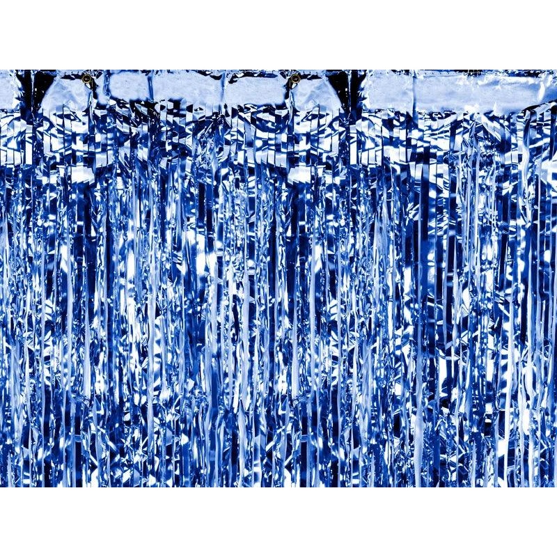 Curtain, Foil Blue