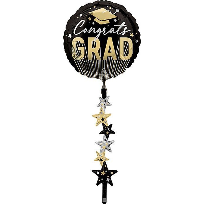 Grad Stars Stripes on Stripes