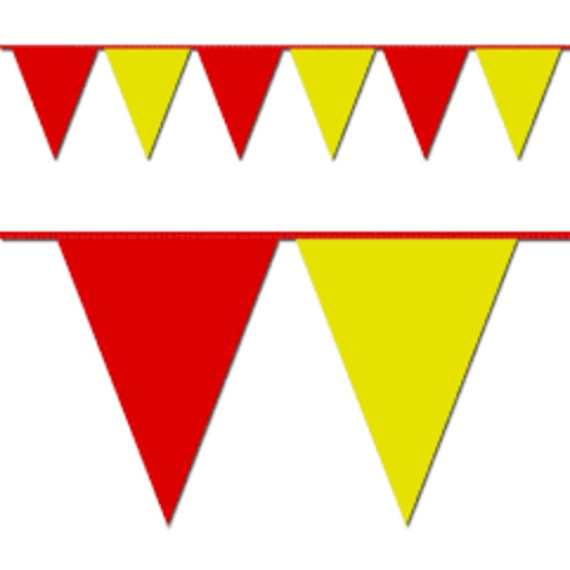 Pennant Banner - Red/Yellow