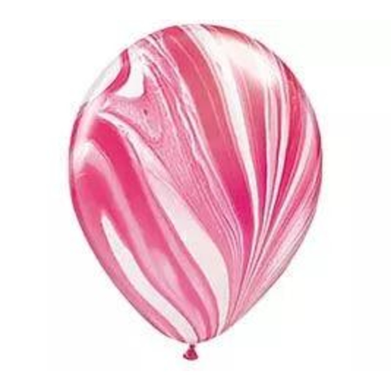 Qualatex Red/White Agate