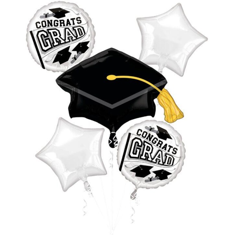Congrats Grad White Bouquet