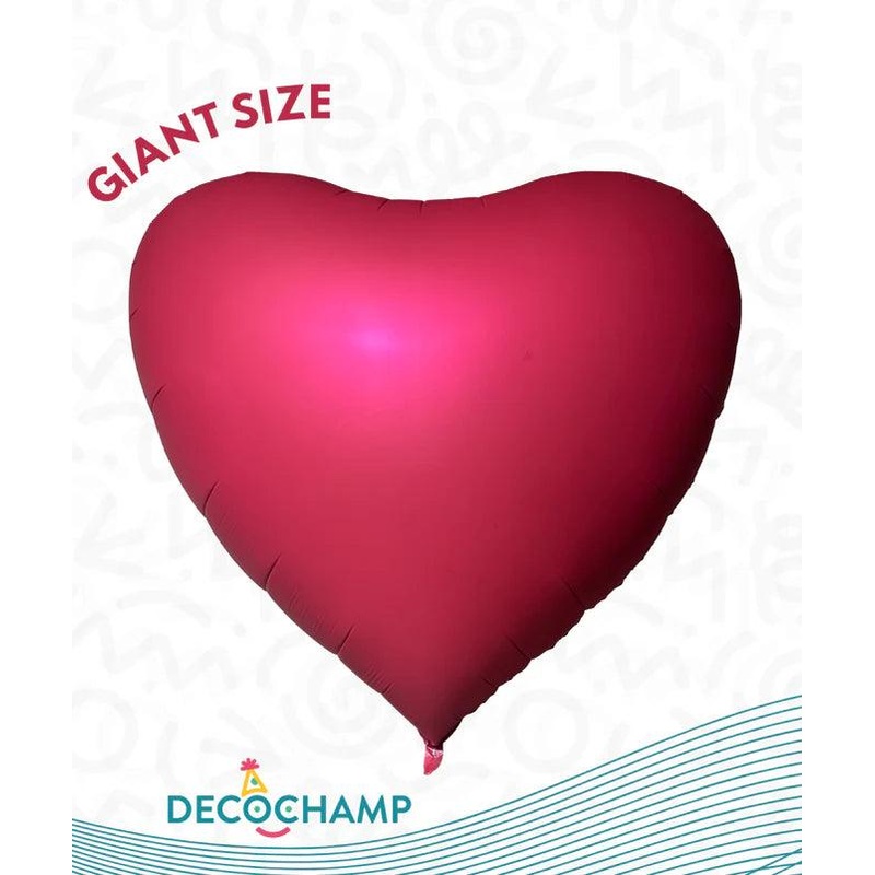 DecoHeart 68 Red Matte