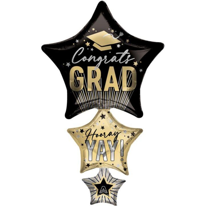 Grad Stars Stripes on Stripes 42"