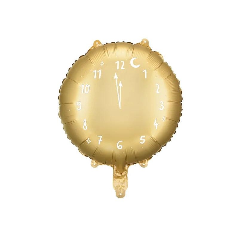 Clock Balloon, Gold