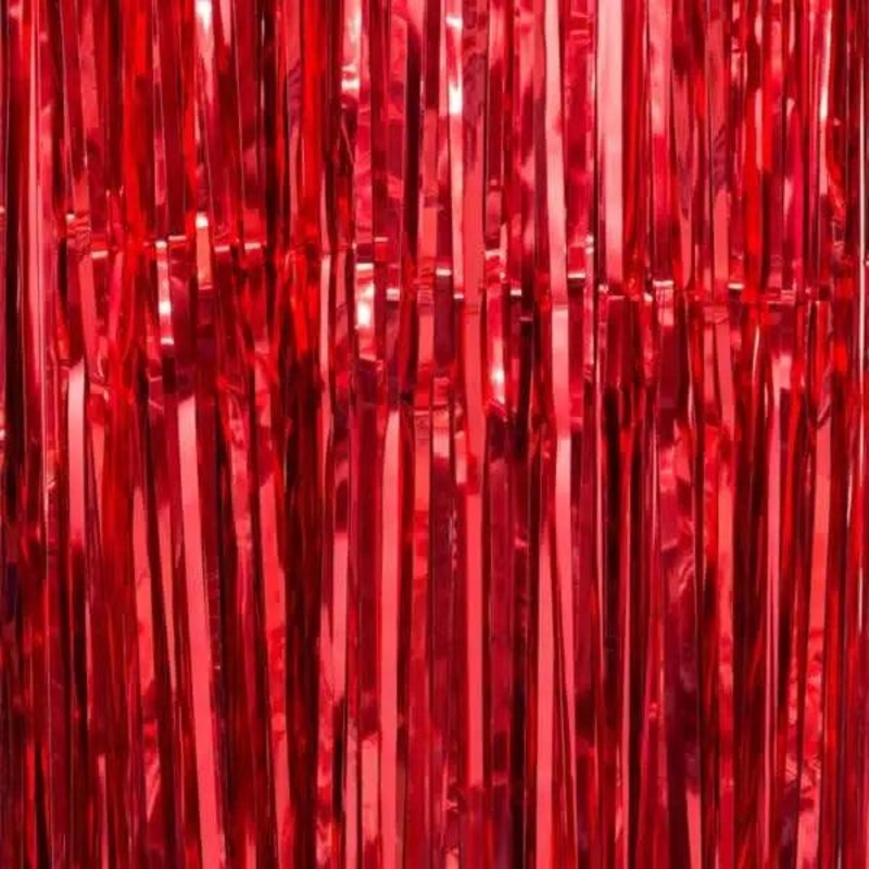 Curtain-Foil-Red
