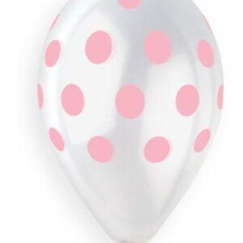 GEMAR Rose Dot on Clear Print 12"