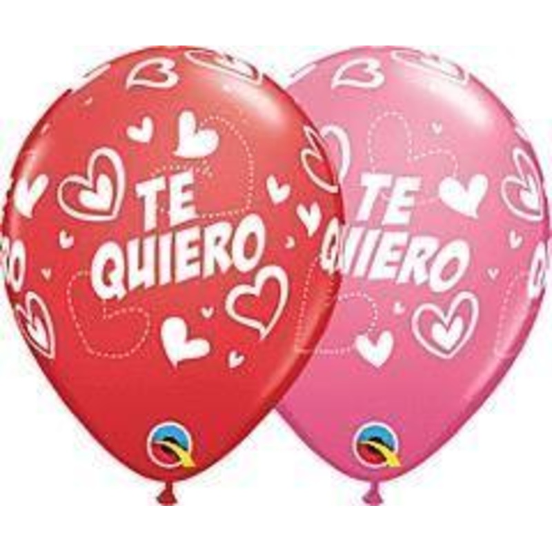 Qualatex Te Quiero Mix/Match Hearts CLEARANCE 75% OFF