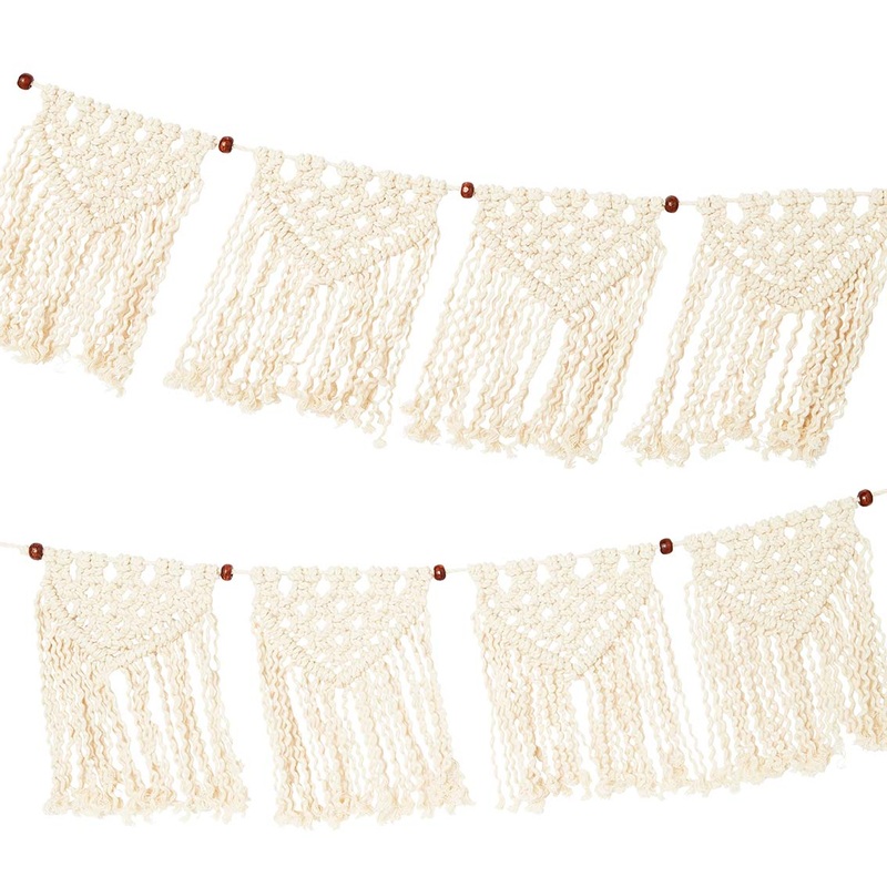 Boho Macrame Bunting