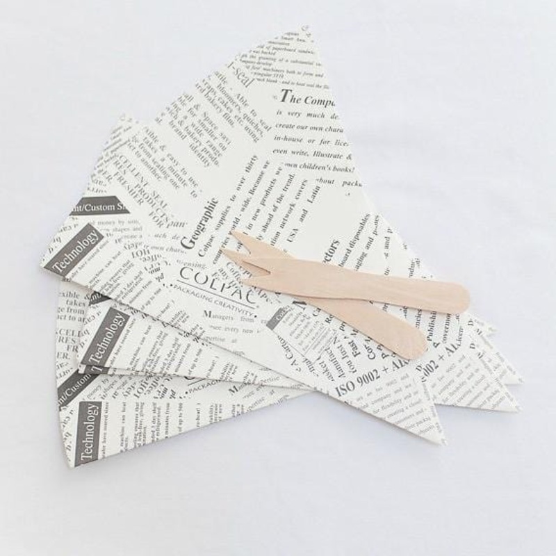 Chip Cones and Chip Forks (6 Pack)