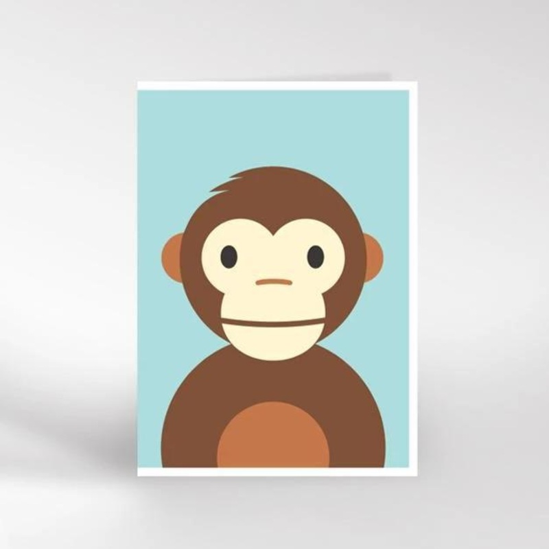 Dicky Bird Card - Cheeky Monkey