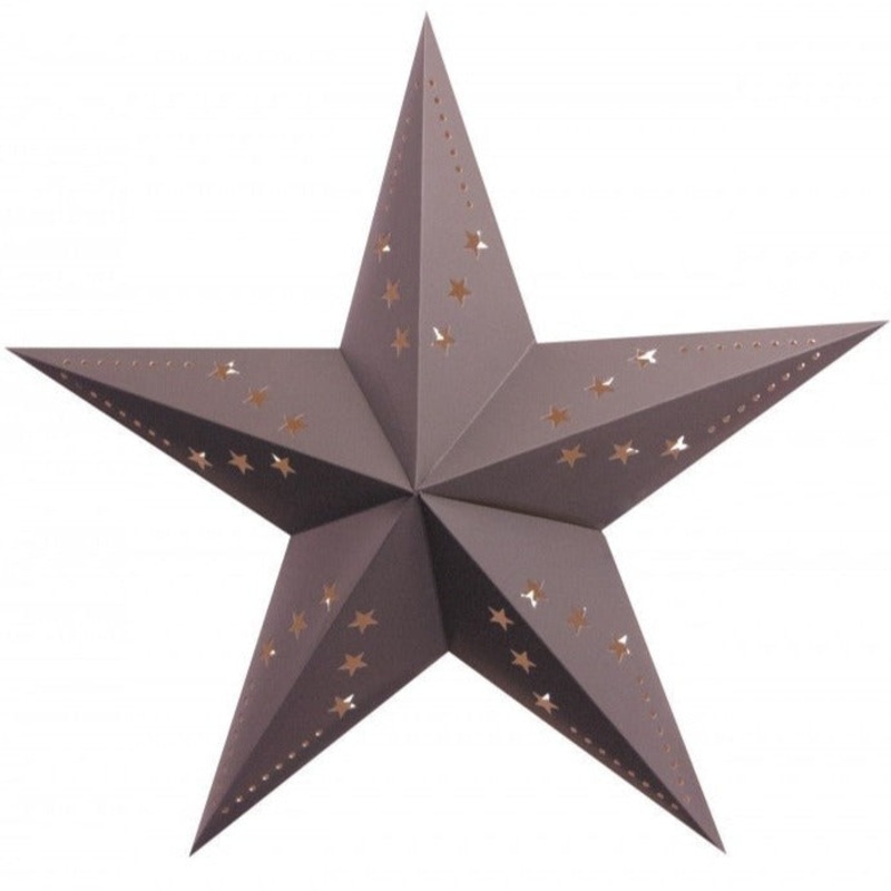 Grey Star Paper Lantern - 60cm