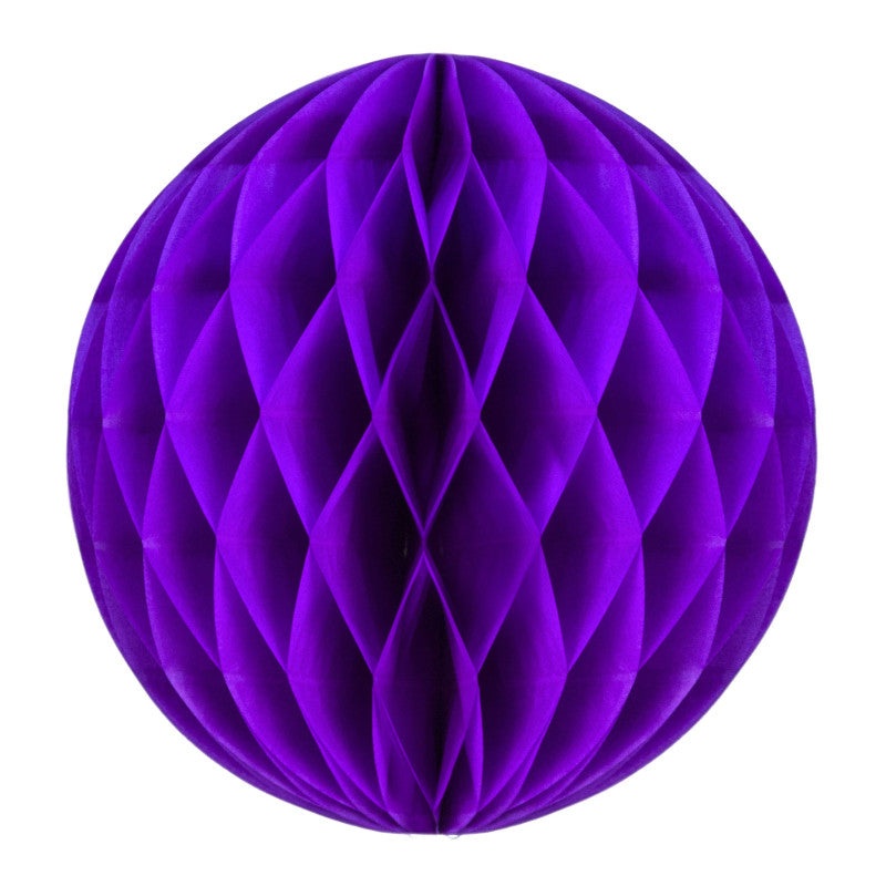 Purple Violet Honeycomb Ball