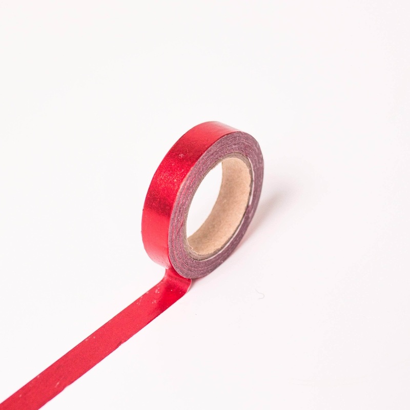 Red Metallic Craft Tape
