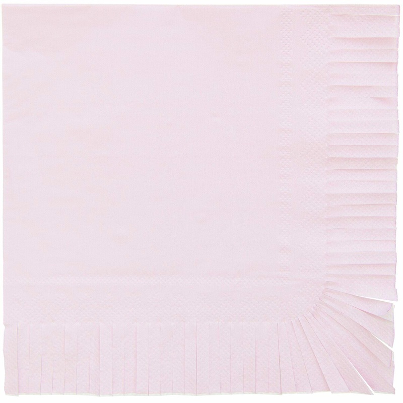 Rose Fringe Edged Napkins