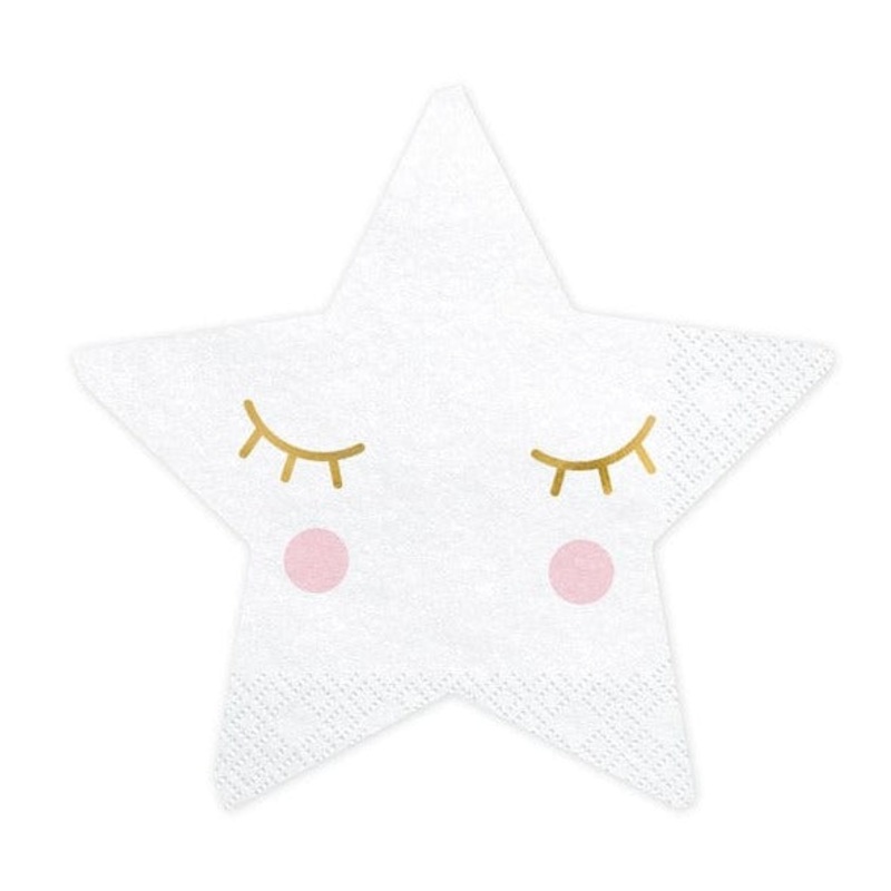 Sleepy Star Paper Party Napkins