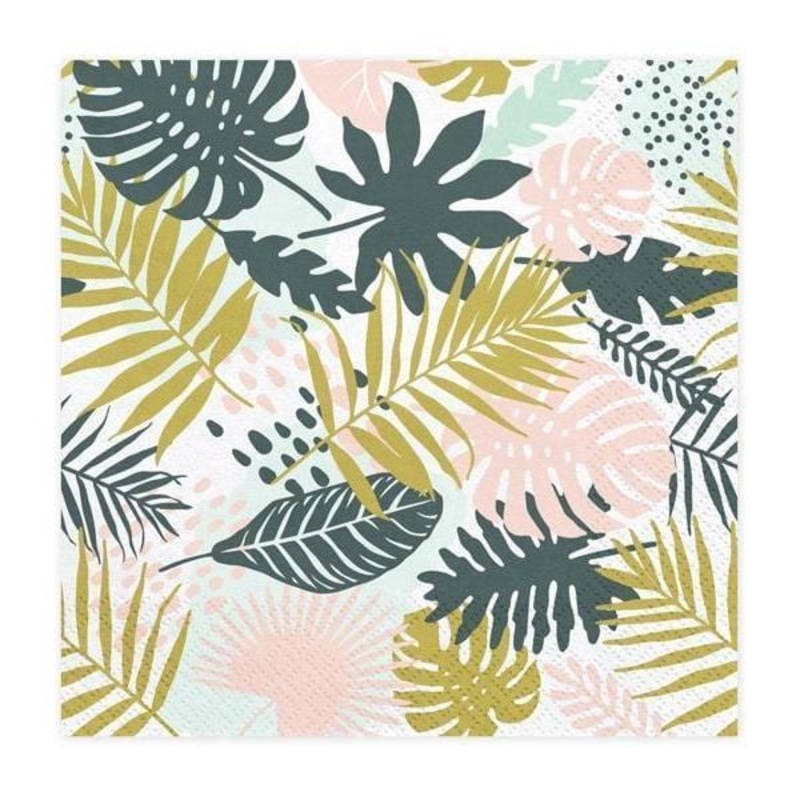 Tropical  Print Party Napkins
