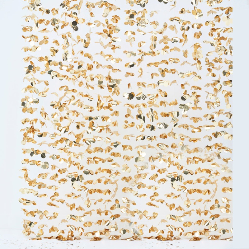 Wide Gold Petal Backdrop (2m)