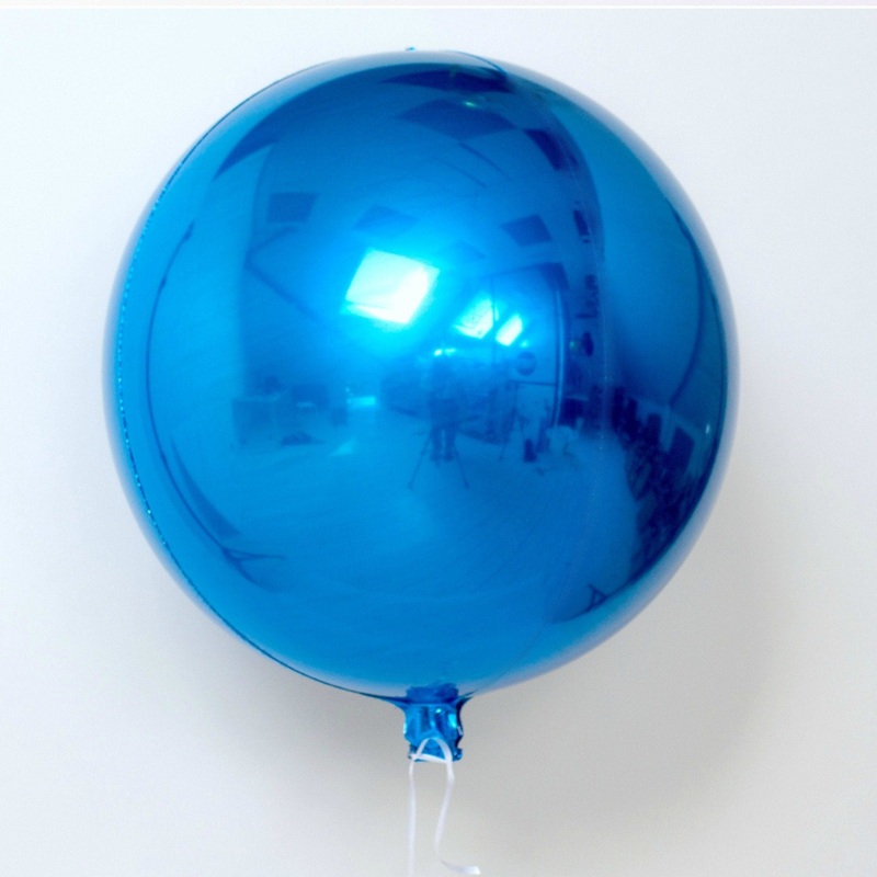 Blue Orb Balloon 16"