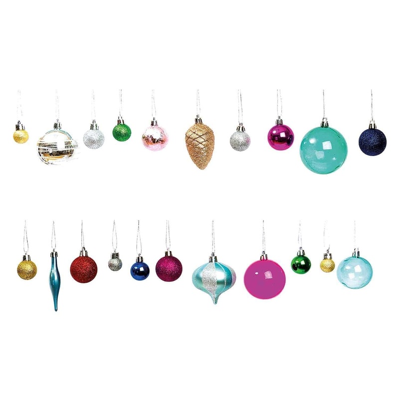 Christmas Baubles Set - Classic Twist