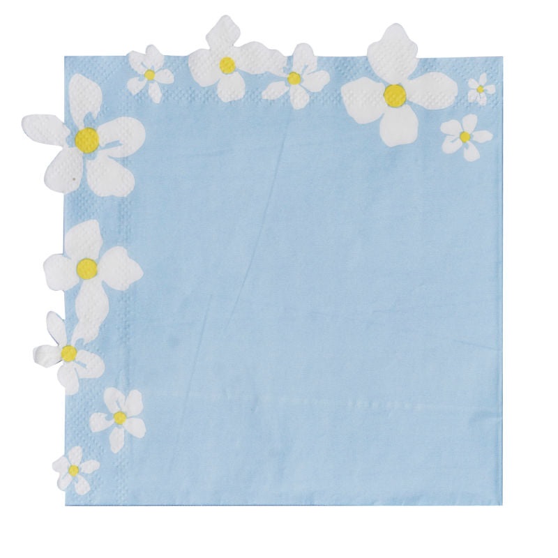 Daisy Floral Napkins (16 Pack)