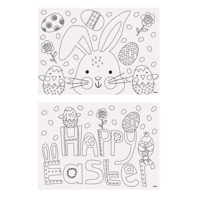 Easter Colouring Placemats (8 Pack)