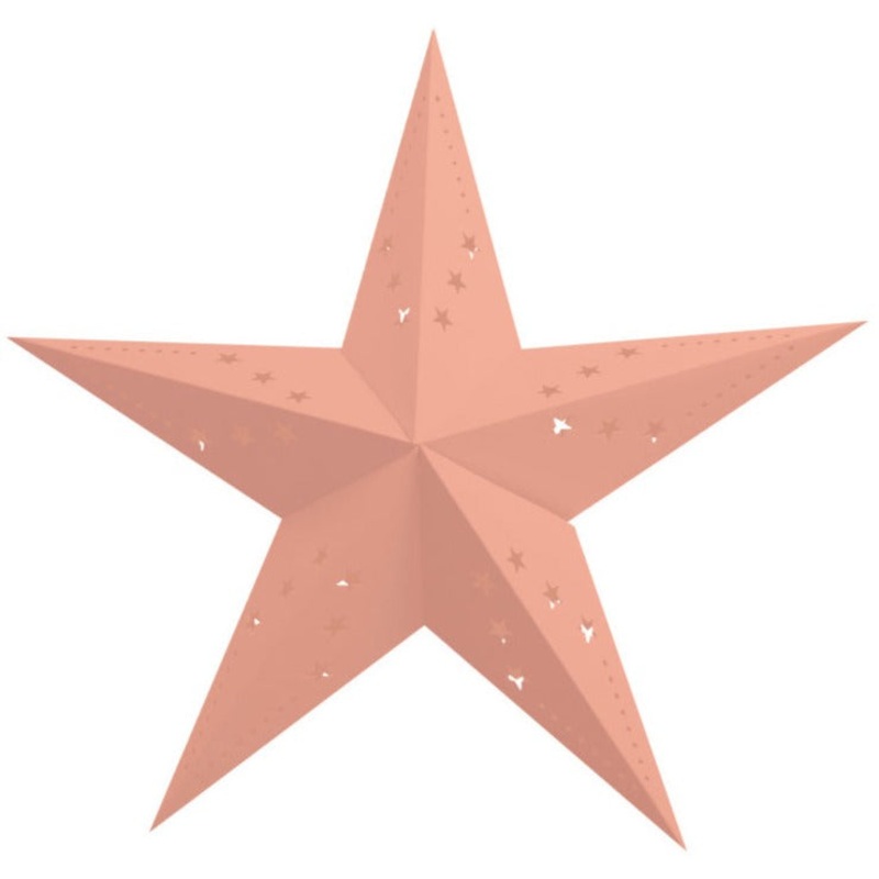 Peach Star Paper Lantern - 60cm