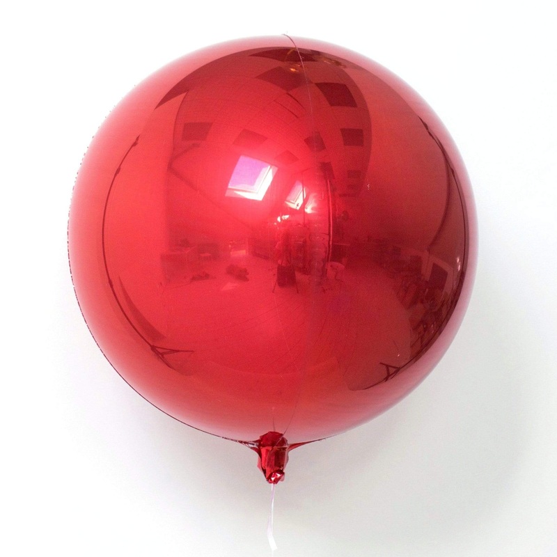 Red Orb Balloon 16"
