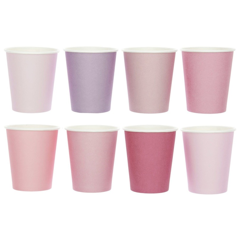 Rose Mix Pretty Cups (8 Pack)