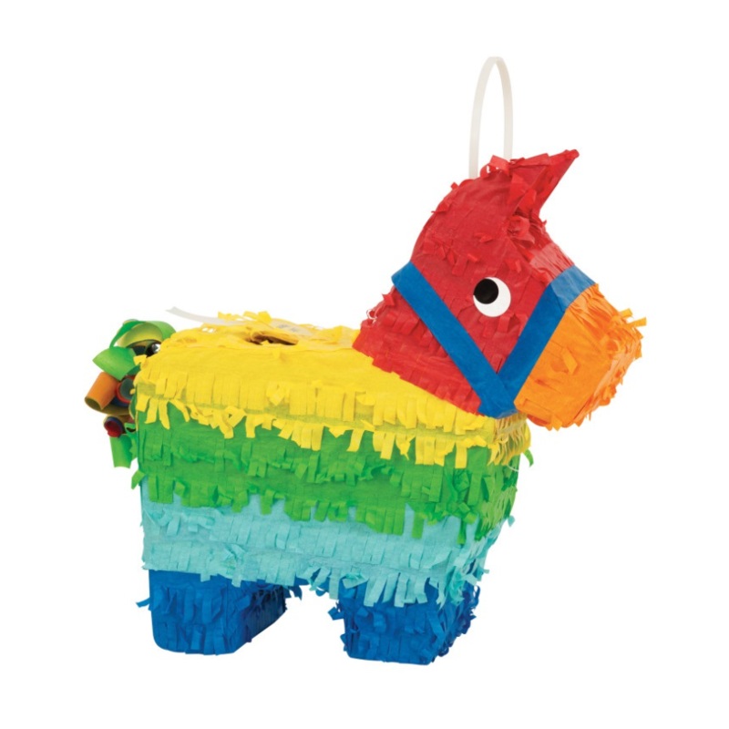 Small Rainbow Donkey Pinata