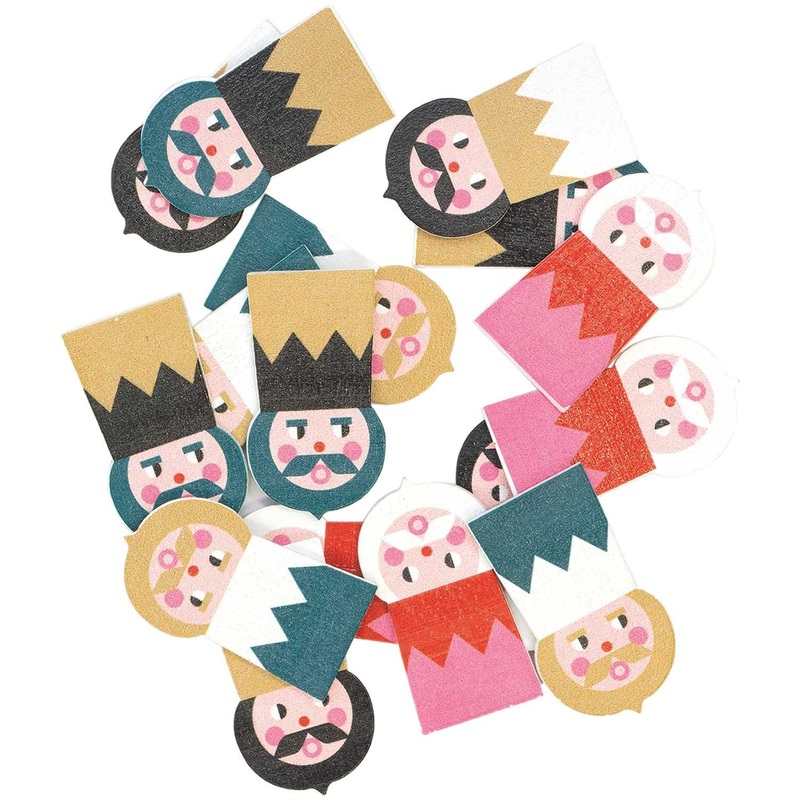 Wooden Confetti - Nutcracker